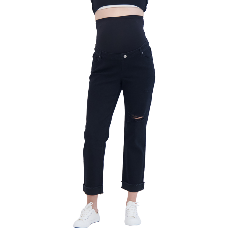 Time and Tru Women's Maternity Girlfriend Jeans Sizes S-XXL
