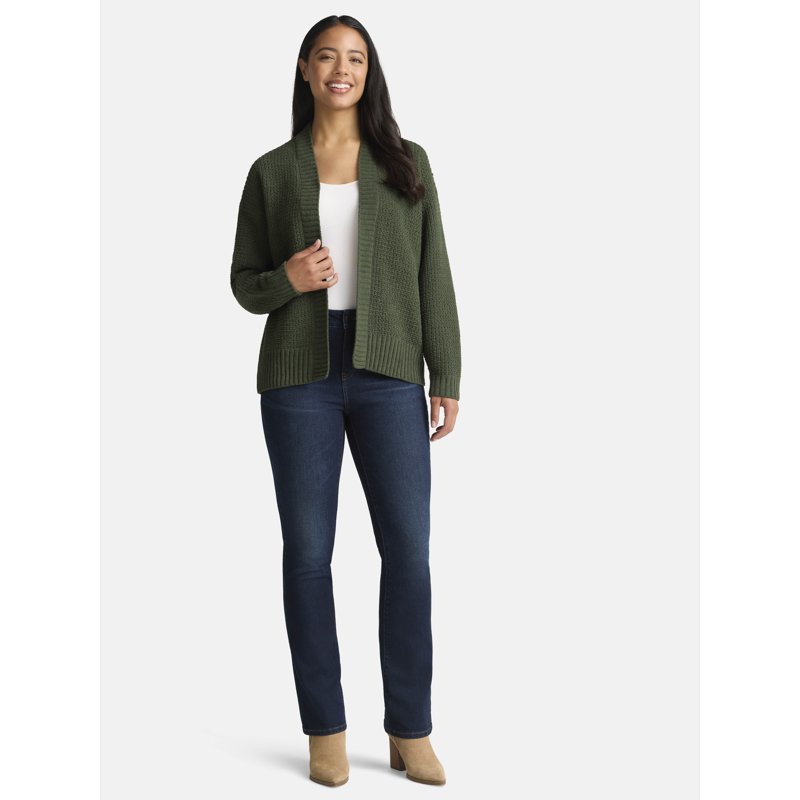 Time And Tru Women's Mid Rise Bootcut Jeans Available In 30" 32" 34" Inseams Sizes 0-20