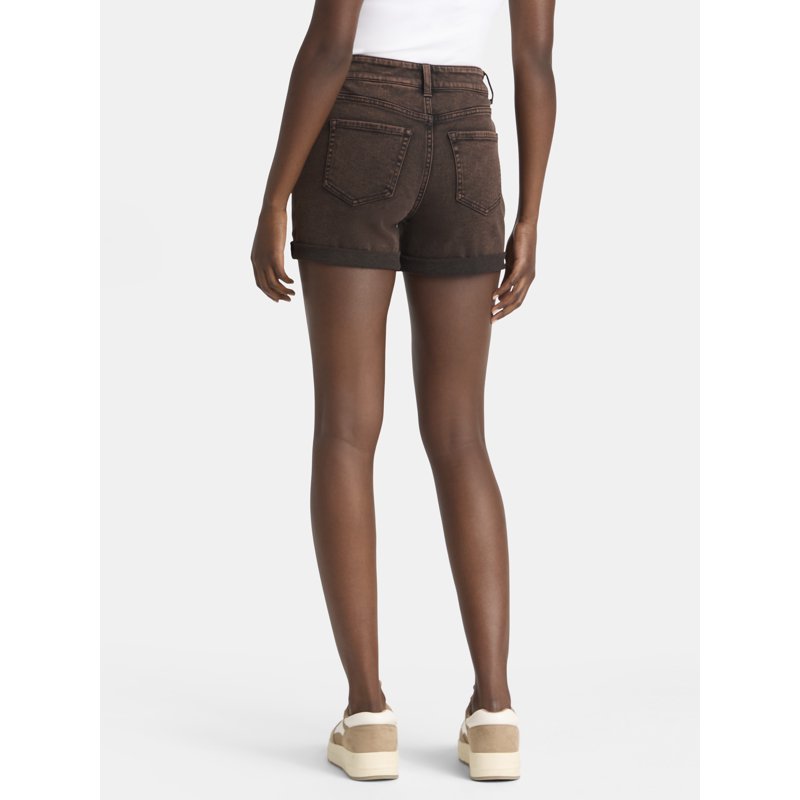 Time And Tru Women's Mid Rise Denim Short 4" Inseam Sizes 2-20