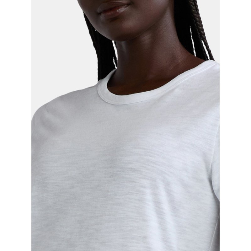 Time And Tru Women’s Slub Jersey Crewneck Tee With Short Sleeves 2-Pack Sizes XS-3XL