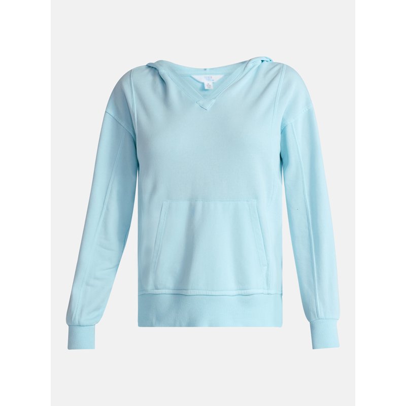 Time And Tru Women's Split Neck Hoodie Sizes XS-3XL