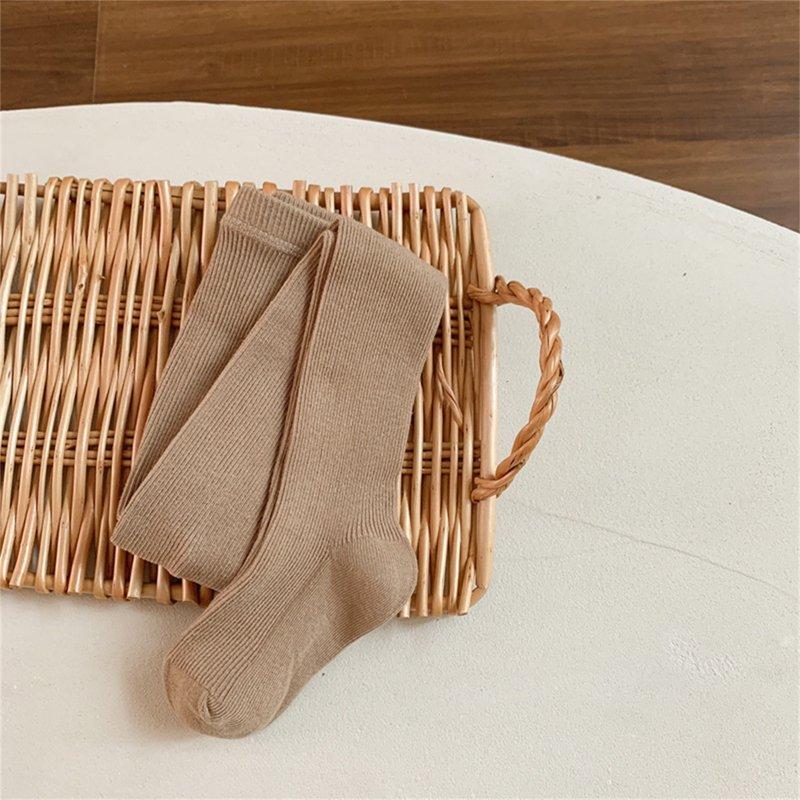 Toddler Baby Girls Boys Socks Tights Cable Knit Leggings Cotton Stockings School Tights Socks For Boys Girls Size 8-9T