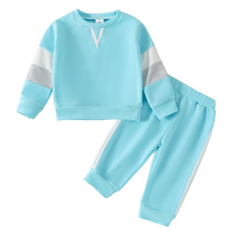 Toddler Boys Outfits Long Sleeve Sweatshirt Tops And Pants Child Kids 2Pcs Sports Sweatsuit Tracksuits