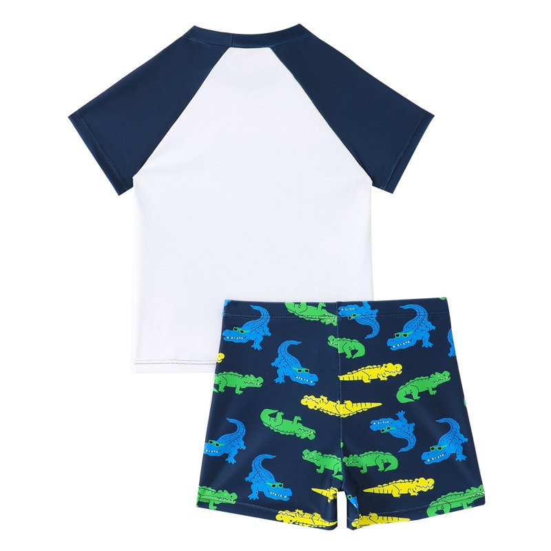 Toddler Boys Two Piece Swimsuits Sets Kids Sunsuit Swimwear Sets Multicolour 3-4T Boys Swim Jammers