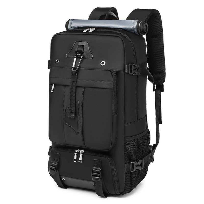 Travel Backpack 50L New Premium - Unisex Extra Large Laptop Backpack For Hiking Climbing & Business Trips Waterproof Black