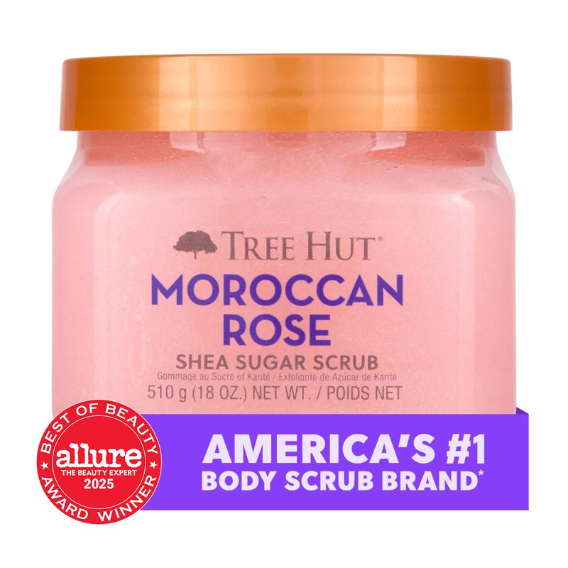 Tree Hut Shea Sugar Scrub Moroccan Rose 18oz