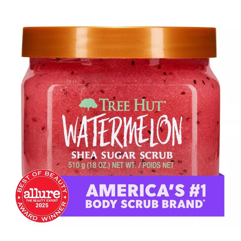 Tree Hut Watermelon Shea Butter Sugar Body Scrub 18 Oz