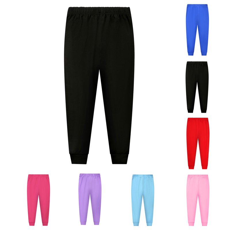 TrendOFT Boys Sweatpants Active Joggers Athletic Casual Basic Pull On Pants With Pockets Drawstring Solid Sweat Pants Black 2-3 Years