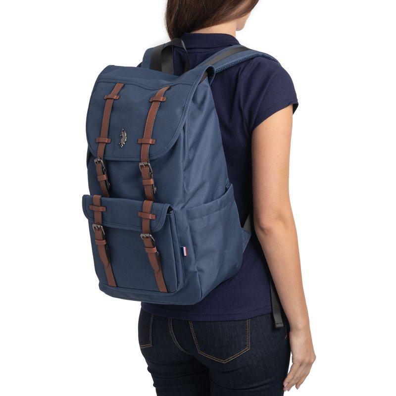 U.S. Polo Assn. Unisex Top Loader Flap Backpack