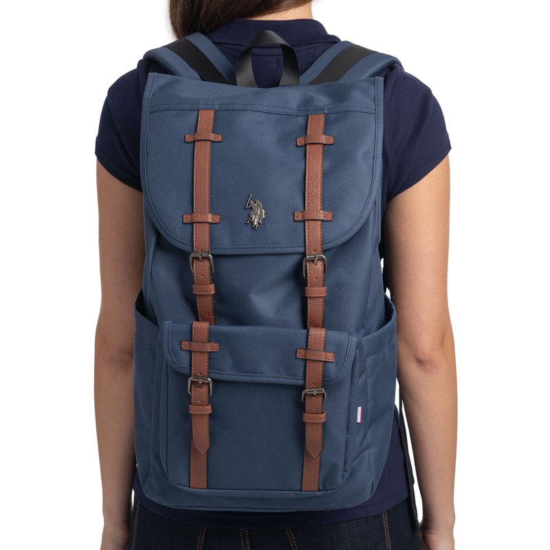 U.S. Polo Assn. Unisex Top Loader Flap Backpack