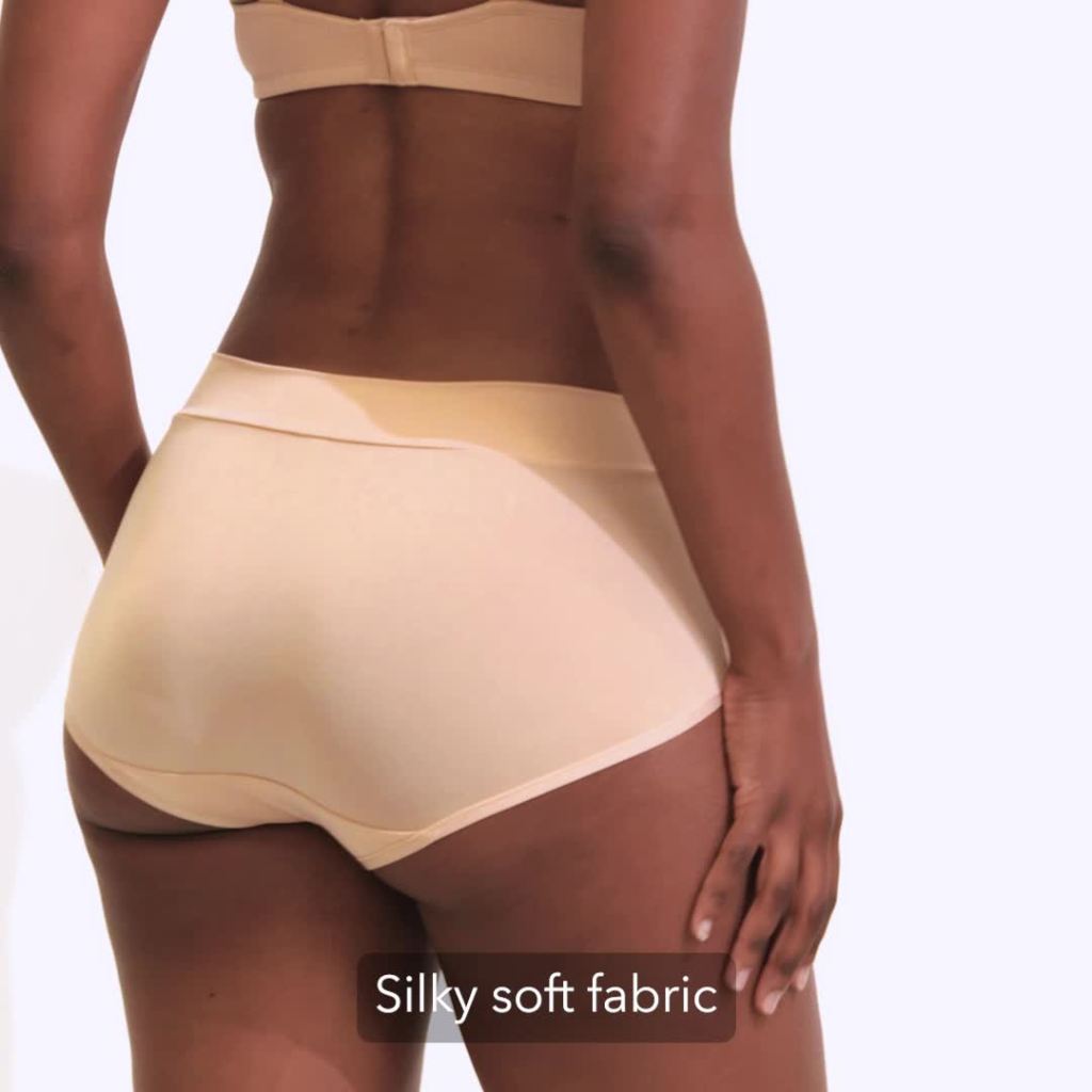 Vanity Fair Radiant Women's Silky Stretch Brief Underwear - V-Front Waist Comfort Stretch 3-Pack Sizes S-5XL