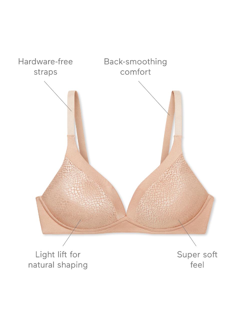 Warners® Blissful Benefits Women's Back-Smoothing Comfort Wireless Lift T-Shirt Bra