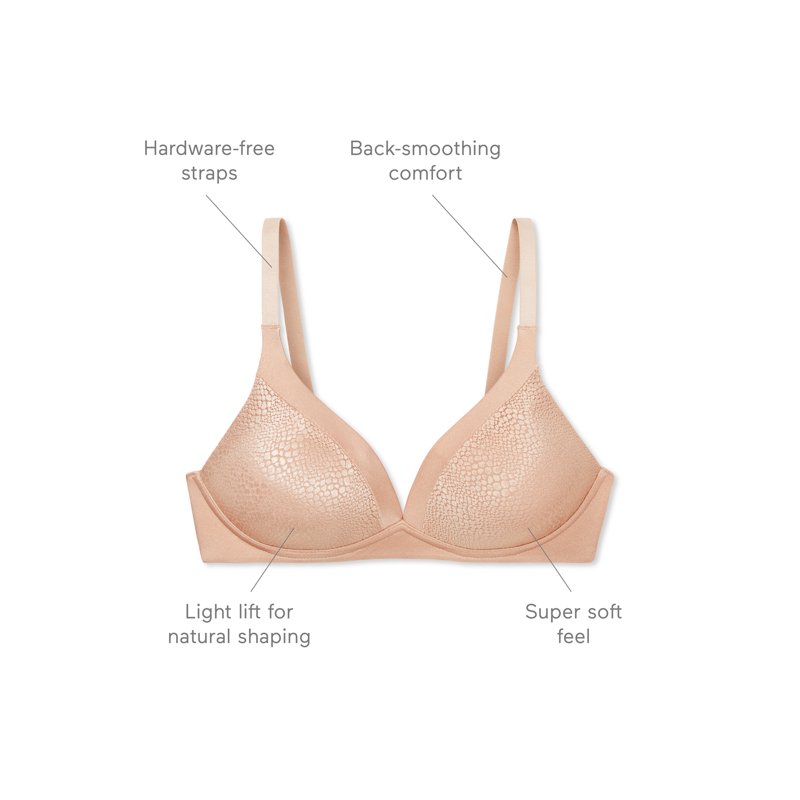 Warners® Blissful Benefits Women's Back-Smoothing Comfort Wireless Lift T-Shirt Bra
