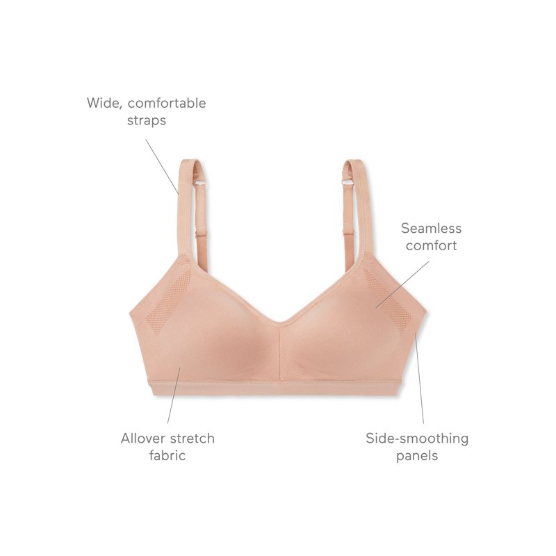 Warners® Blissful Benefits Women's Underarm-Smoothing With Seamless Stretch Wireless Lightly Lined Comfort Bra