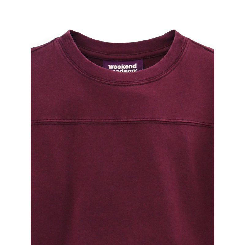 Weekend Academy Boys Football Yoke Cotton T-Shirt With Long Sleeves Sizes 4-18