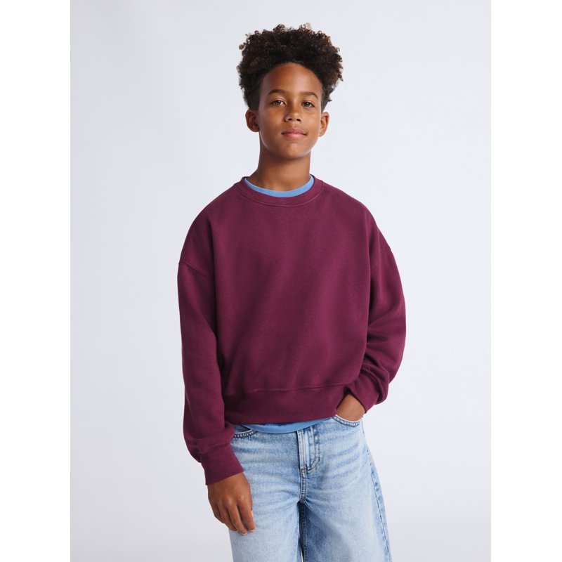 Weekend Academy Boys Long Sleeve Crewneck Sweatshirt Sizes 4-18