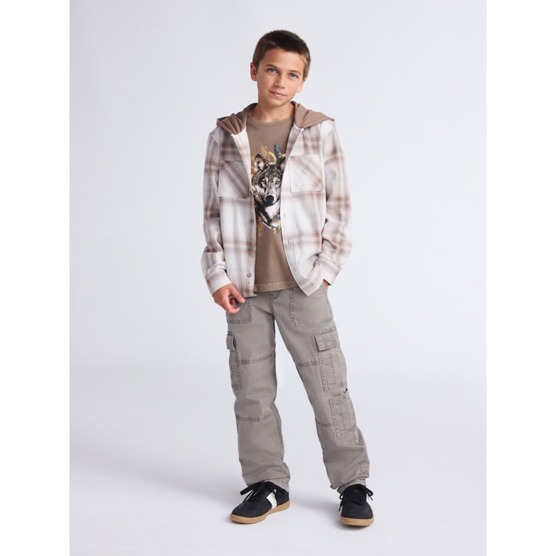 Weekend Academy Boys Straight Fit Cargo Pants Sizes 4-18