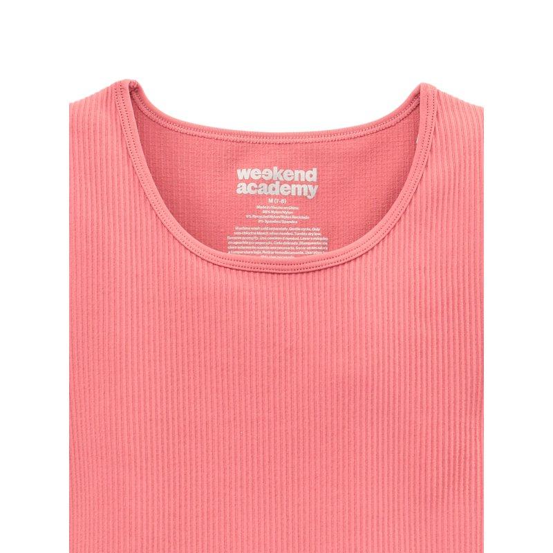 Weekend Academy Girls Cap Sleeve Seamless Top Sizes 4-18