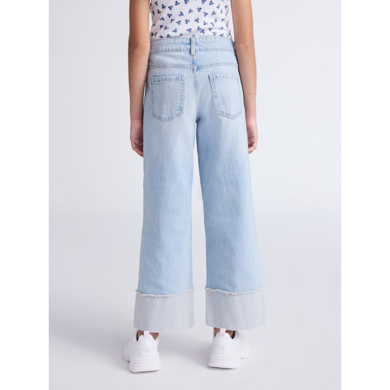Weekend Academy Girls Cuffed Hem Jeans Sizes 5-18