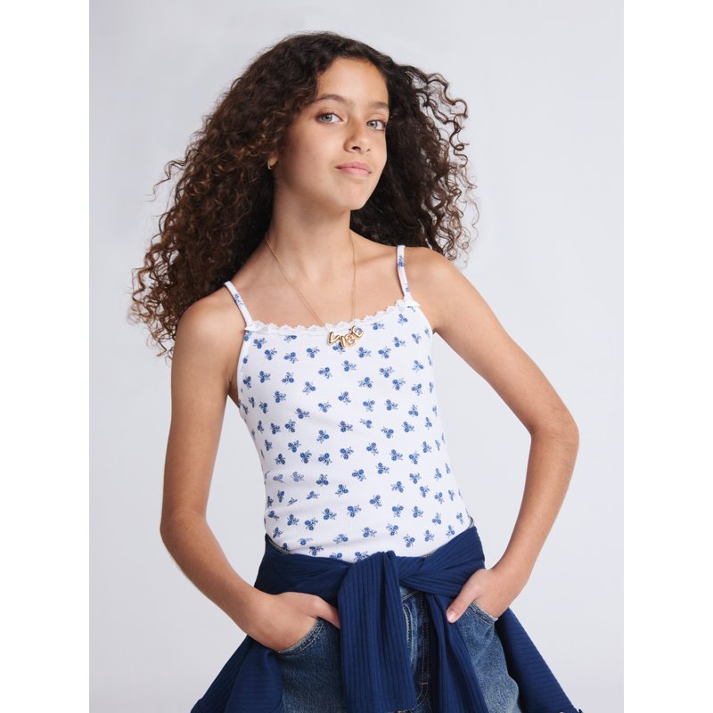 Weekend Academy Girls Knit Cami Tank Top Sizes 4-18