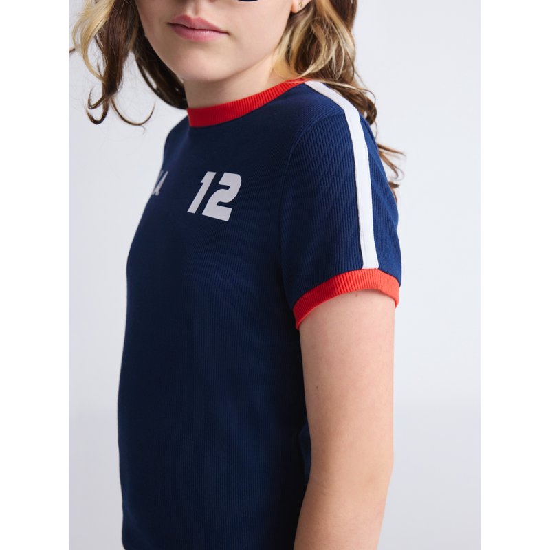Weekend Academy Girls Short Sleeve Baby Tee Sizes 4-18