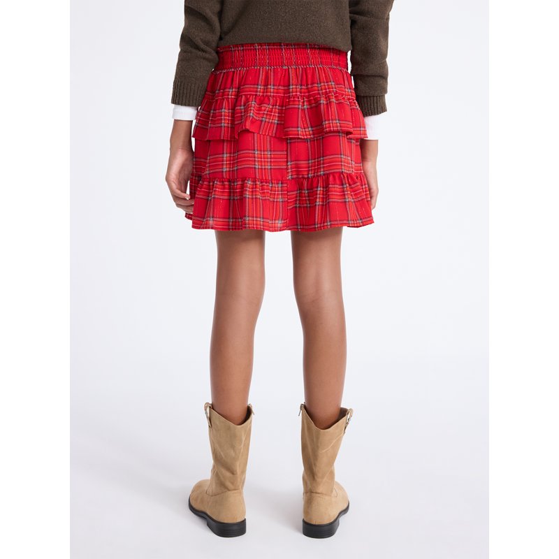 Weekend Academy Girls Tiered Ruffle Skirt Sizes 4-18