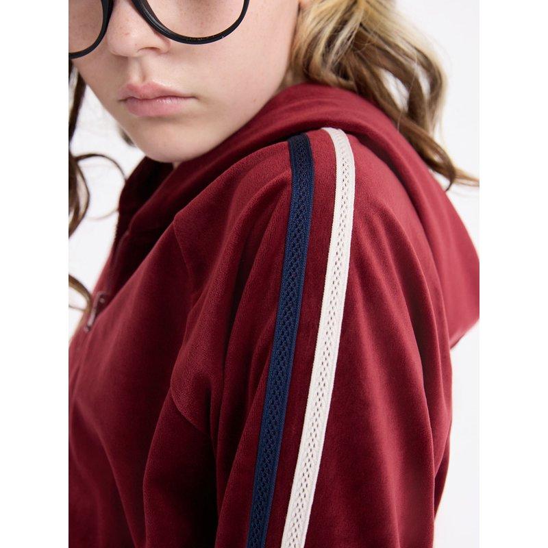 Weekend Academy Girls Velour Full Zip Hoodie Size 4-18