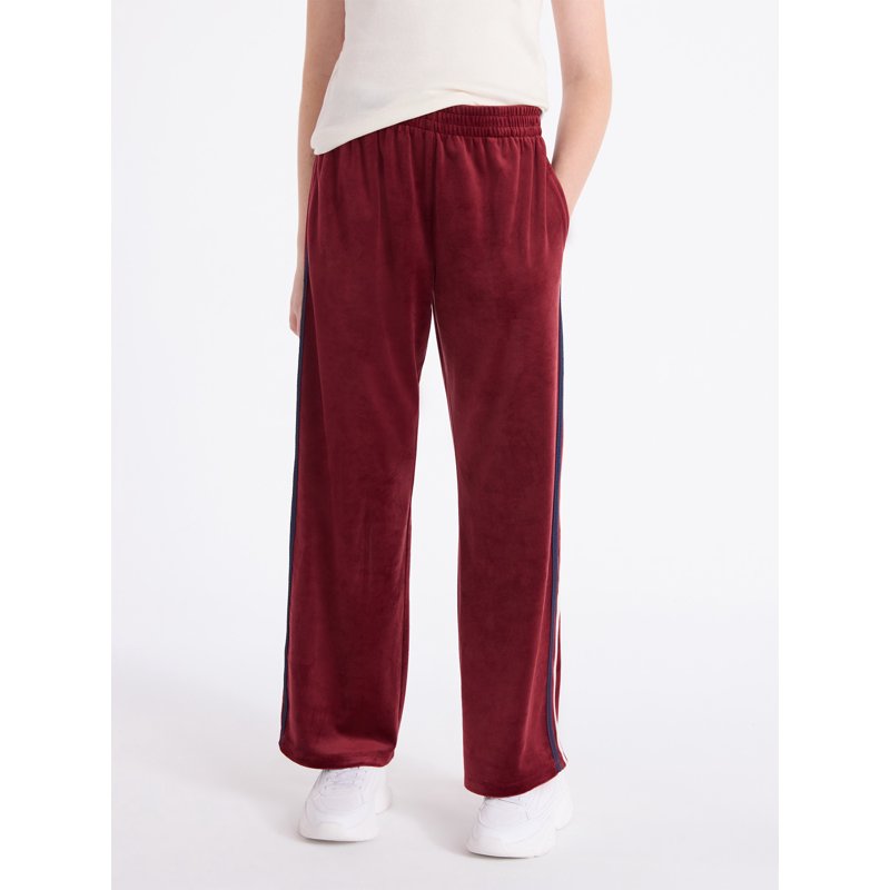 Weekend Academy Girls Velour Track Pants Size 4-18
