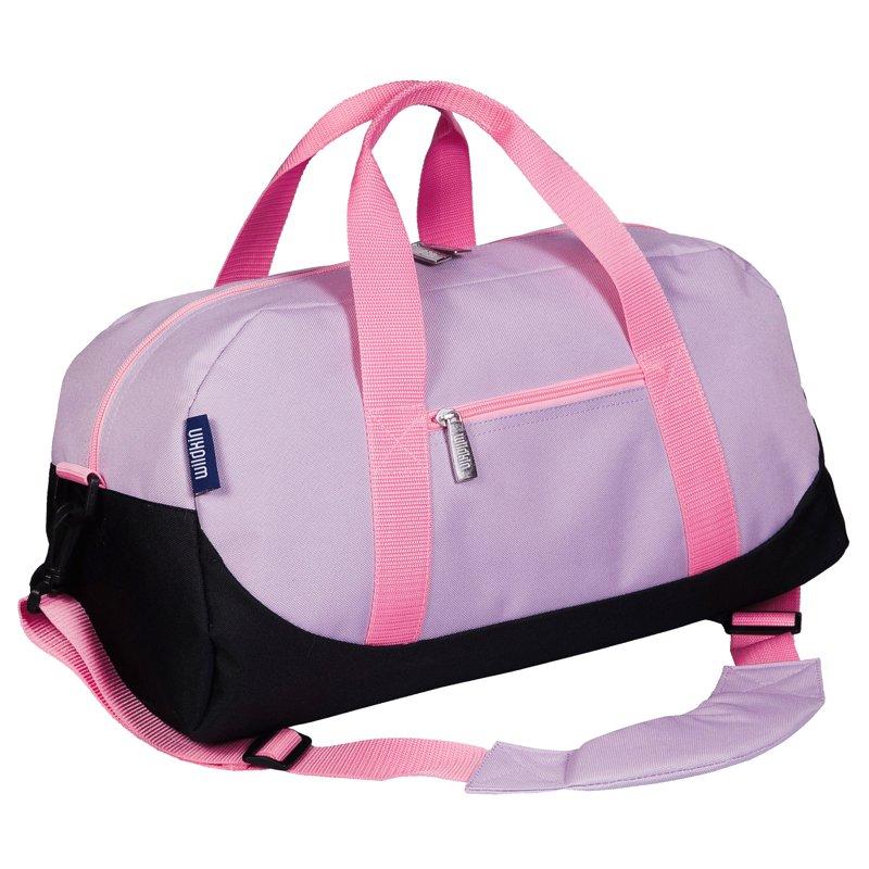 Wildkin Kids Overnighter Duffel Bag for Boys & Girls Features Two Carrying Handles and Removable Padded Shoulder Strap BPA & Phthalate Free (Lilac)