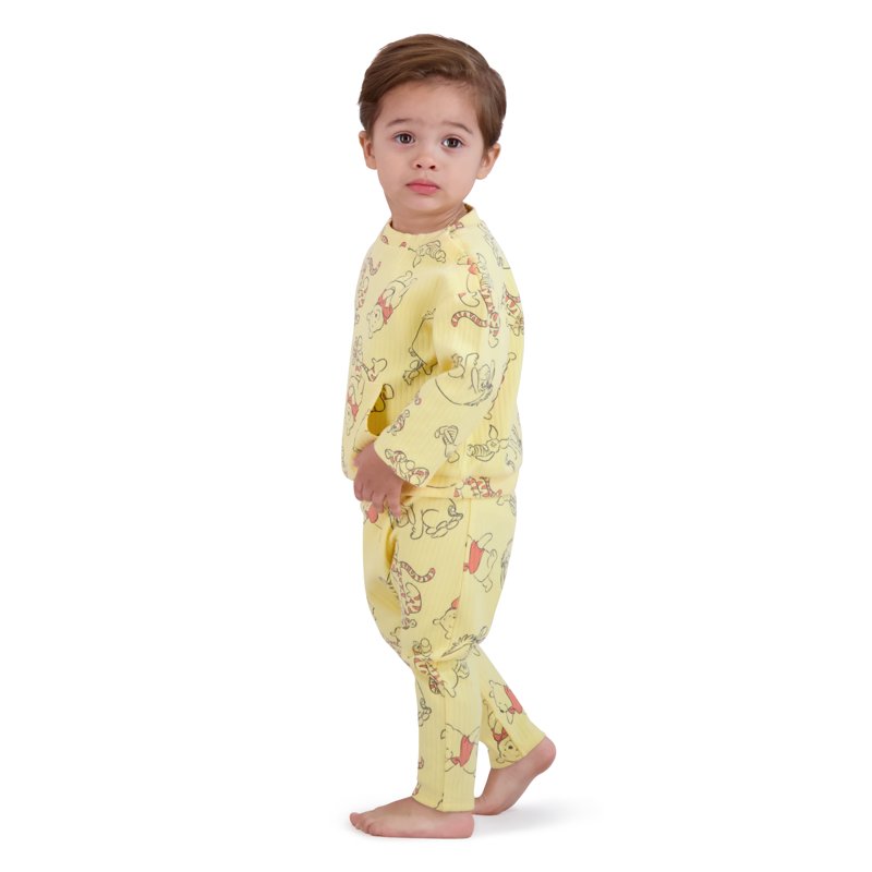 Winnie The Pooh Baby Boy 2 Piece Rib Pant Set Sizes 0/3 Months-24 Months