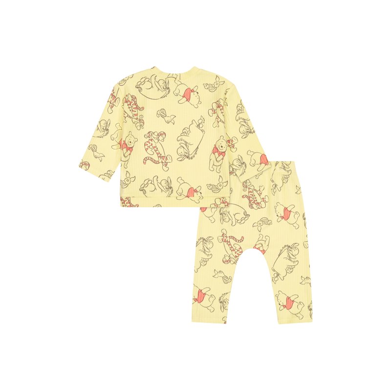Winnie The Pooh Baby Boy 2 Piece Rib Pant Set Sizes 0/3 Months-24 Months