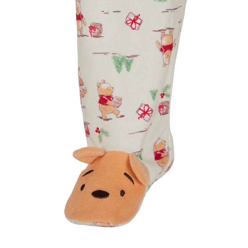 Winnie The Pooh Baby One-Piece Footed Sleep N' Play Sizes Newborn-9 Months