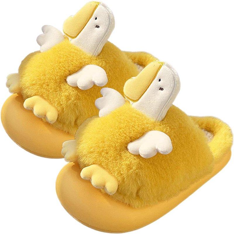 Women Cute Animal Slippers Memory Foam Cotton House Shoes Anti-slip Rubber Sole Fuzzy Shoes Gift for Adults Indoor Outdoor