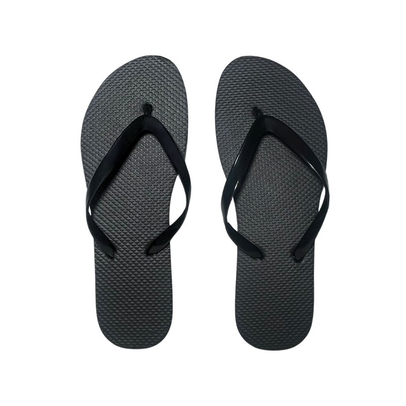 Women's Black Flip Flops Medium