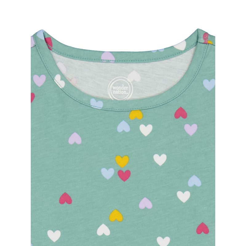 Wonder Nation 2-Pack Short Sleeve Play Dress Sizes 4-18 & Plus