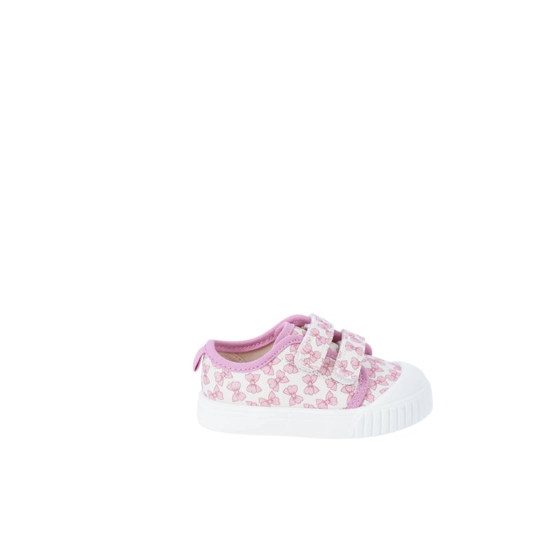 Wonder Nation Baby And Toddler Girls Two Strap Bump Toe Sneakers