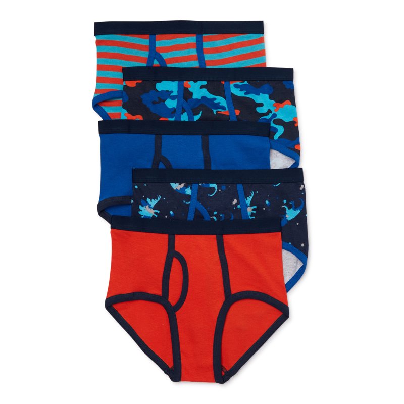 Wonder Nation Boys Brief Underwear 5-Pack Sizes S-XL