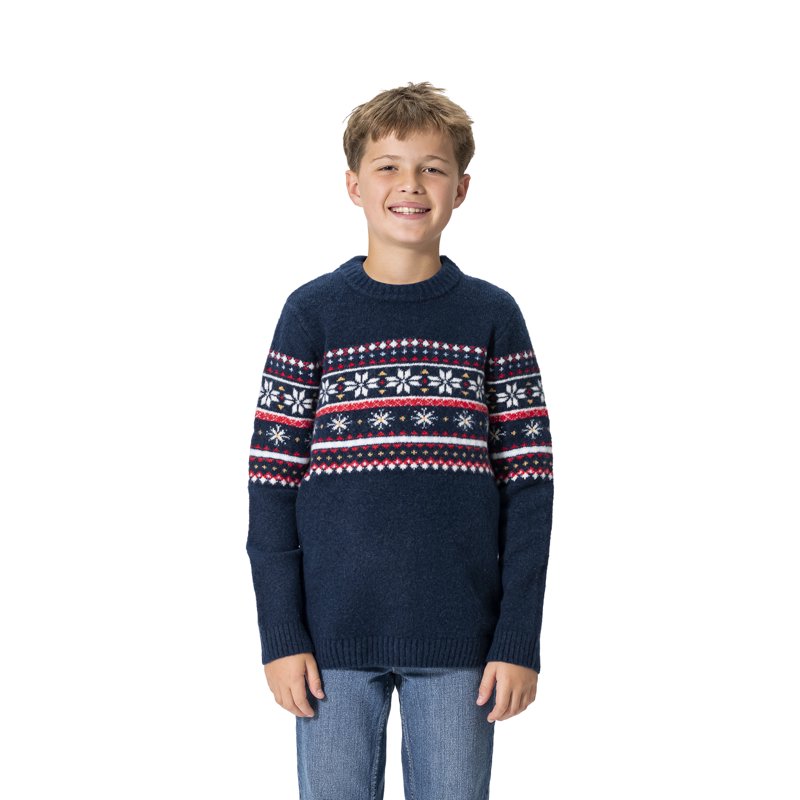 Wonder Nation Boys Fair Isle Sweater Sizes 4-18 & Husky