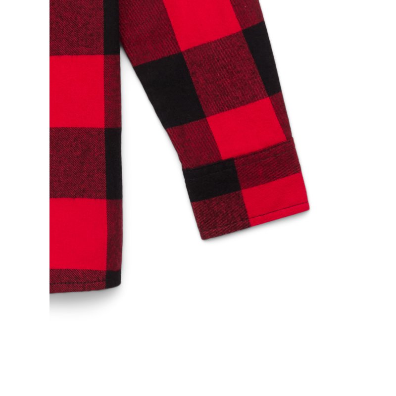 Wonder Nation Boys' Long Sleeve Flannel Shirt Sizes 4-18 & Husky
