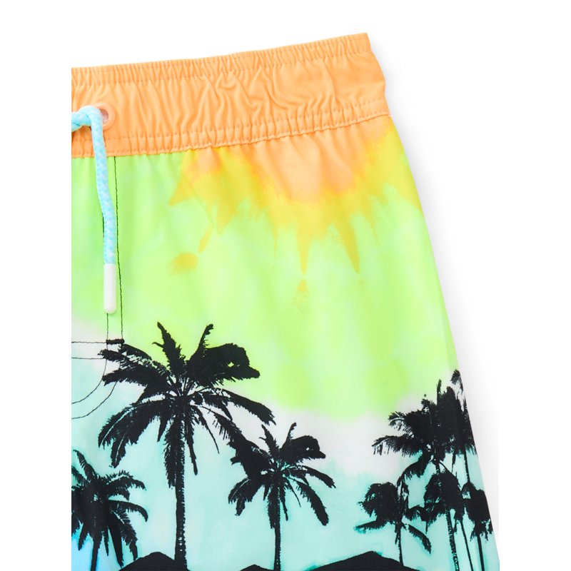Wonder Nation Boys Print Swim Trunks 7" Inseam Sizes 4/5-18 & Husky