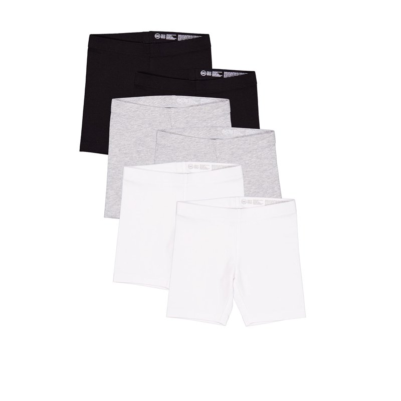 Wonder Nation Girls Bike Shorts 6-Pack Sizes 4-18 & Plus