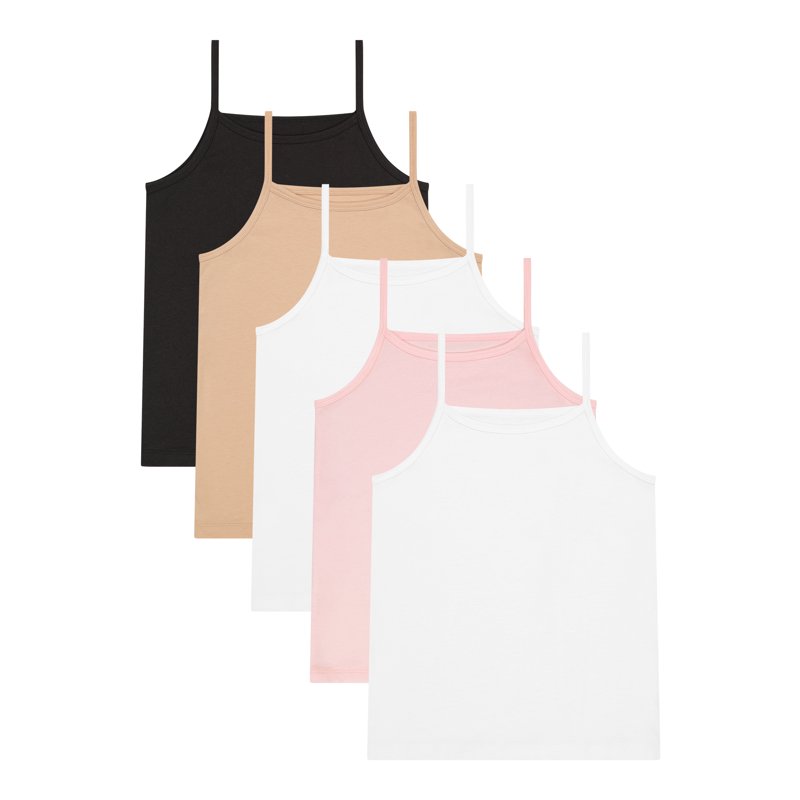 Wonder Nation Girls Cami 5-Pack Sizes S-XL