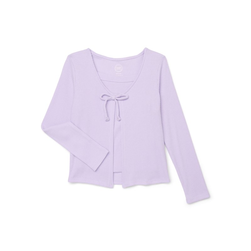 Wonder Nation Girls Cami and Cardigan Set 2-Piece Sizes 4-18 & Plus