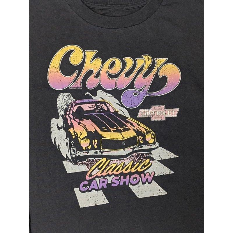 Wonder Nation Girls Chevy Pop Graphic Tee With Long Sleeves Sizes 4-16P