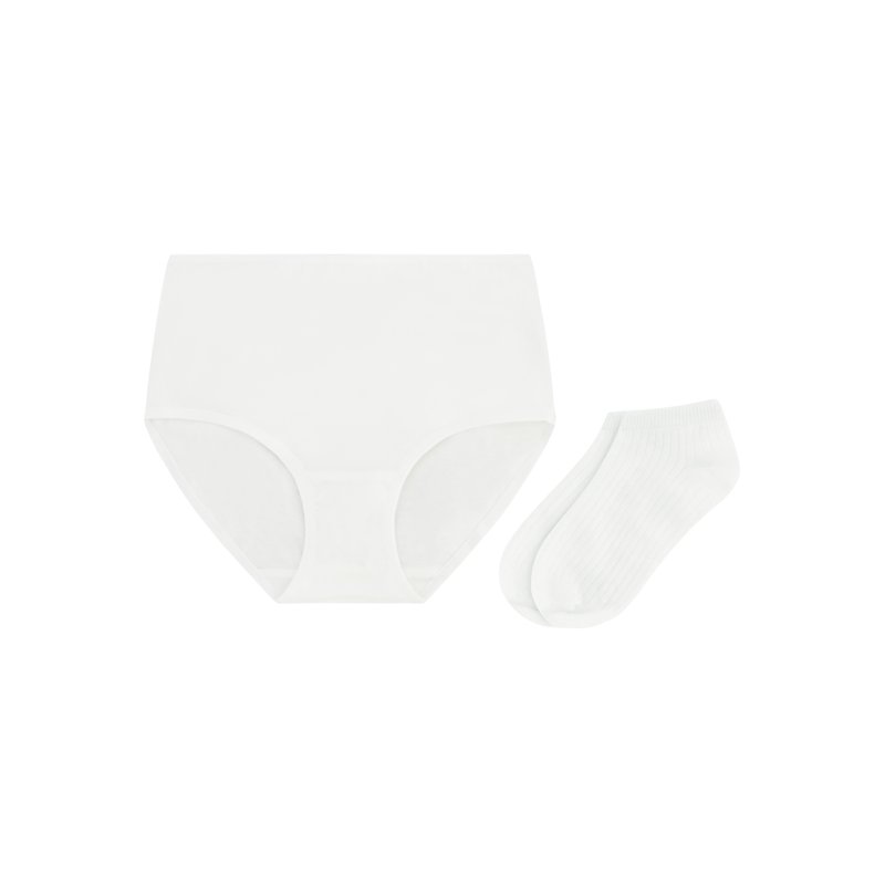 Wonder Nation Girls Cotton Underwear & Socks Bundle 14-Pack Sizes 4-16