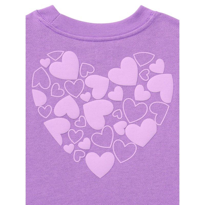 Wonder Nation Girls Fleece Pullover Sweatshirt Sizes 4-18 & Plus