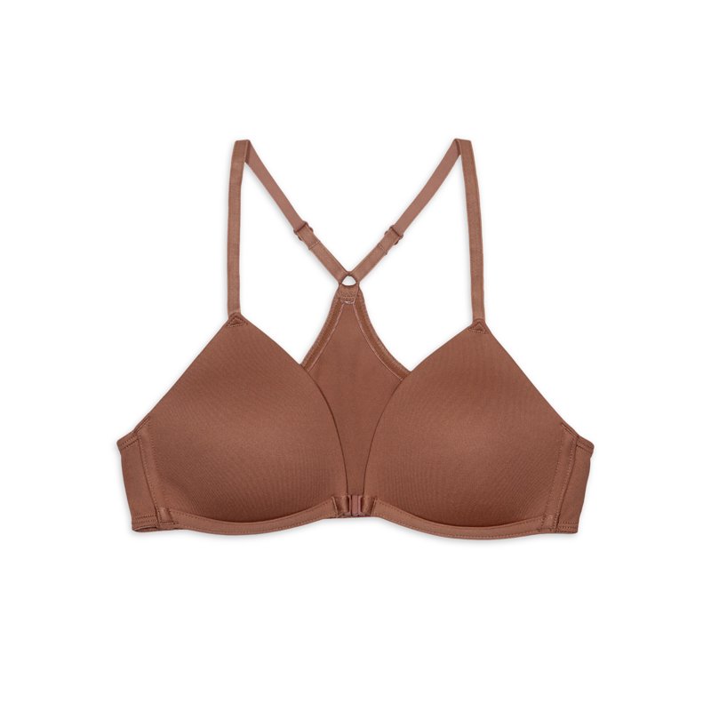 Wonder Nation Girls Front Close Wirefree T-Shirt Bra 2-Pack Sizes 30A-38A