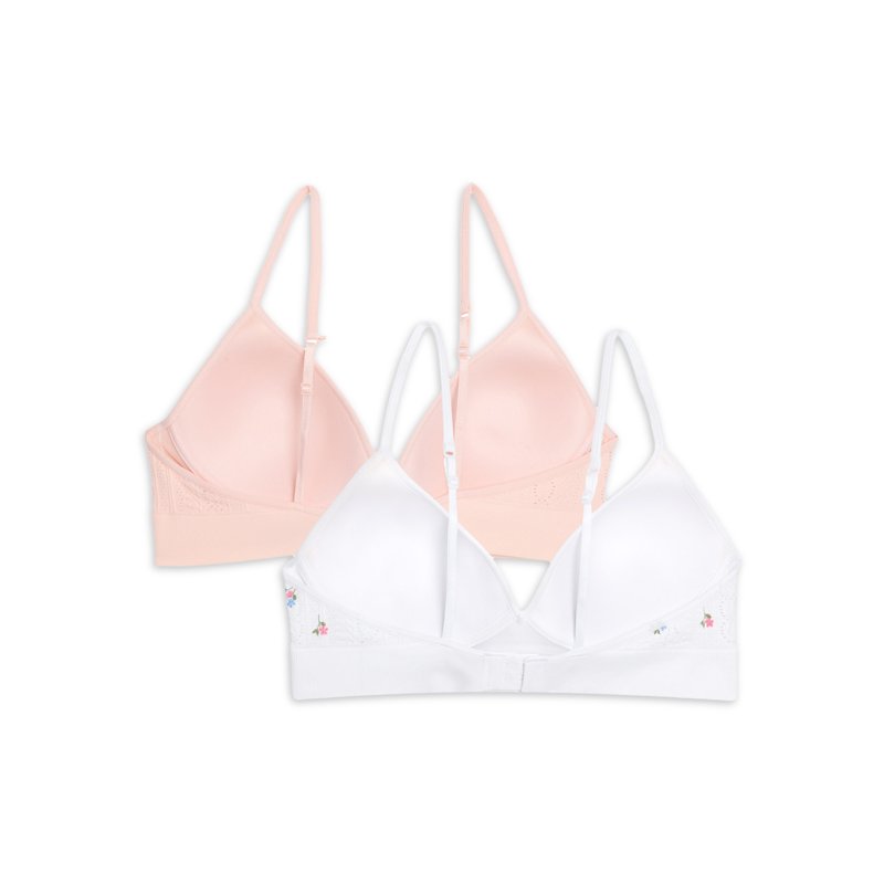 Wonder Nation Girls Longline Bra 2-Pack