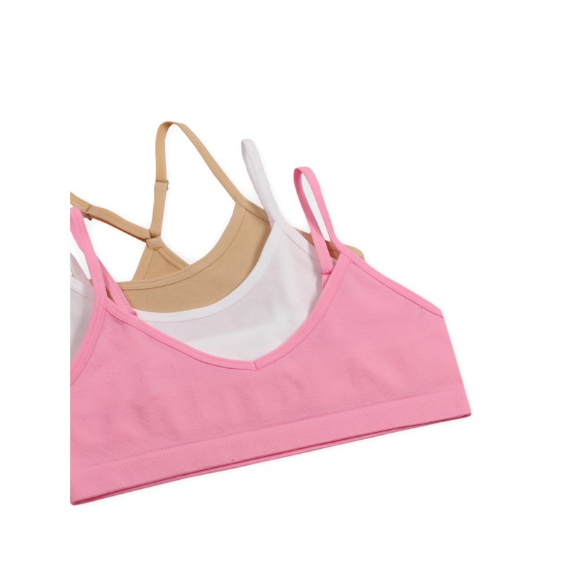 Wonder Nation Girls Multi-Style Bra 3-Pack Sizes XS-2XL