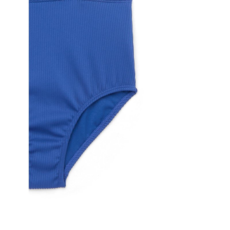 Wonder Nation Girls Rib Knit One Piece Swimsuit With Ruffle Straps And UPF 50 1-Piece Sizes 4-18 & Plus